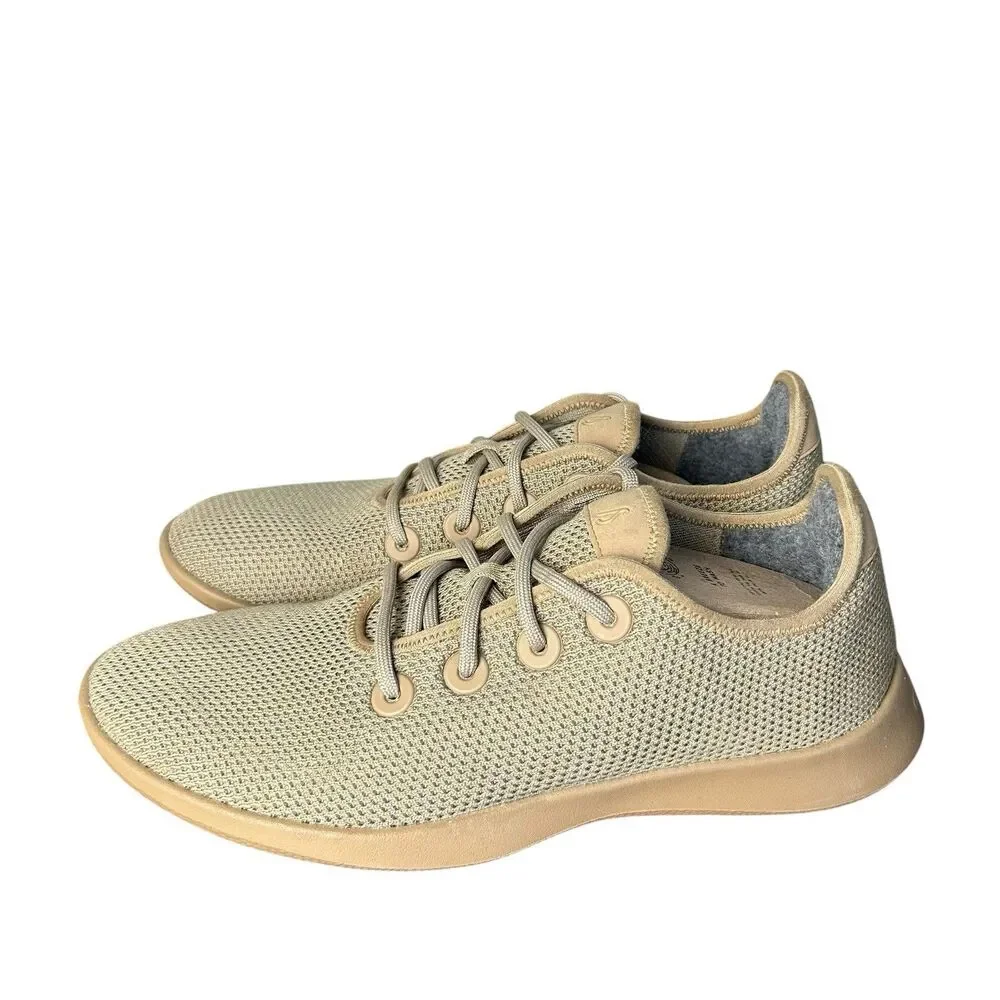 Allbirds Tree Runner Hazy Beige Breathable Mens Shoes Size 12 Sneakers